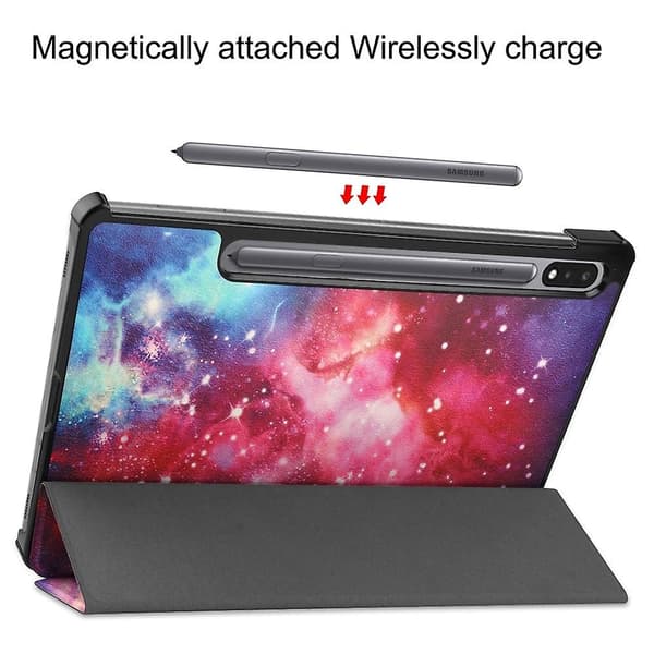 PU Lær Smart Etui Kompatibelt med Samsung Galaxy Tab S9+