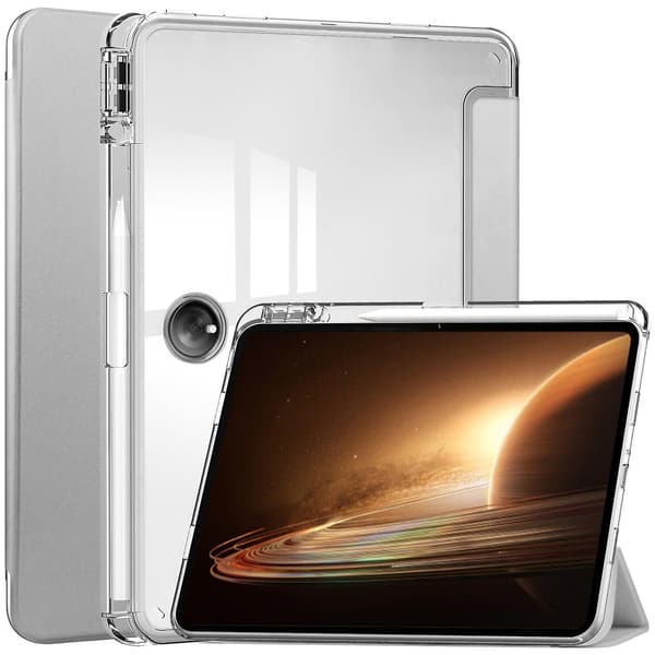 Smart tablet-etui i læder, kompatibelt med OPPO Pad 2