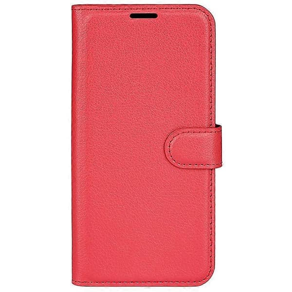 Compatible with Motorola Edge 50 Fusion 5G Case Leather Texture Wallet Case Red Red Red