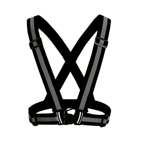 Black Reflective Harness - Practical Reflective Vest for Maximum Visibility
