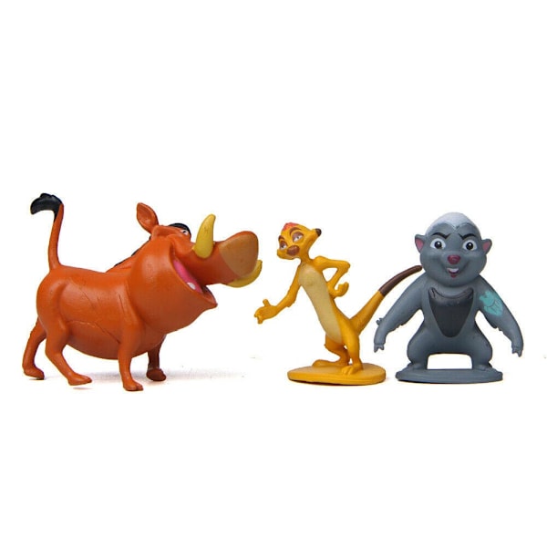 Laadukkaat uudet 12 kpl Leijonakuningas Simba Anime Ranger Toimintahahmot Nuket 12PCS