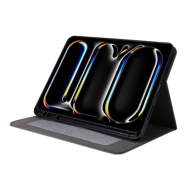 Tabletfodral i tygläder kompatibelt med iPad Pro 13 2024 Grey