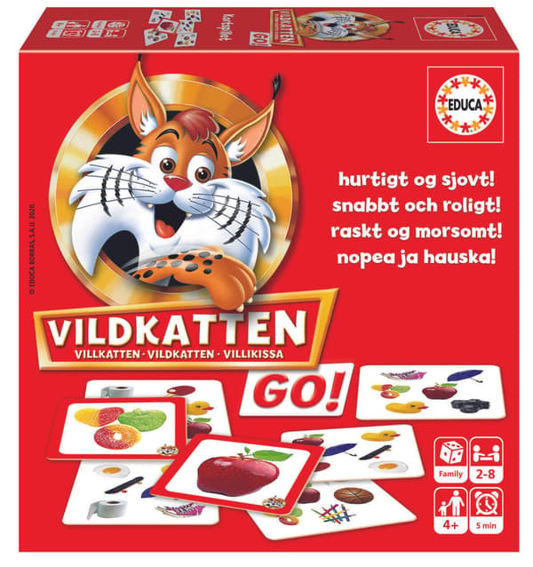 Vildkatten GO Kortspel multifärg multicolor
