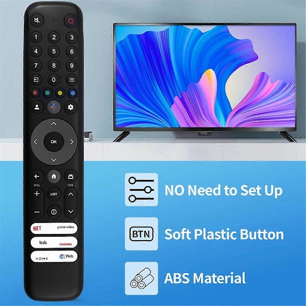 Højkvalitets ny erstatningsfjernbetjening RC833 GUB1 til QLED Smart TV 50 55 65 75C645 P745 C745 C845