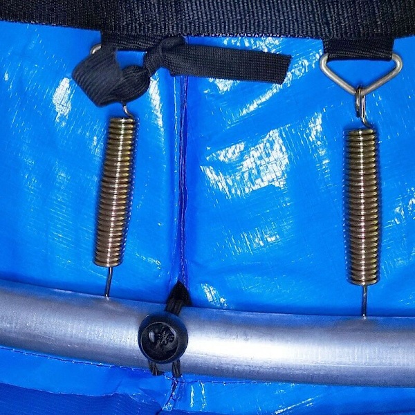 Högkvalitativt kantskydd för 305 cm studsmatta - Blå,
