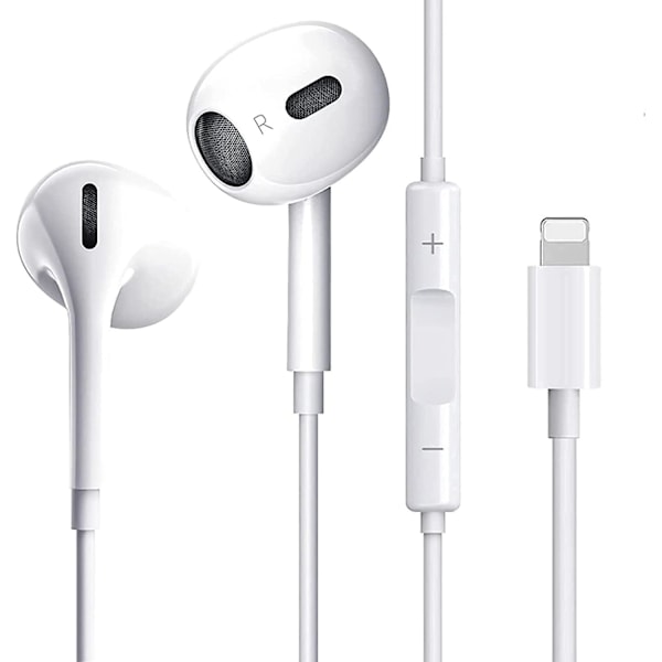 Påsketilbud! Høykvalitets kablede hodetelefoner for iPhone, kablede hodetelefoner, ørepropper
