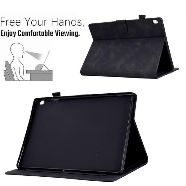 Läder Tablet Fodral Black Lenovo Tab M10