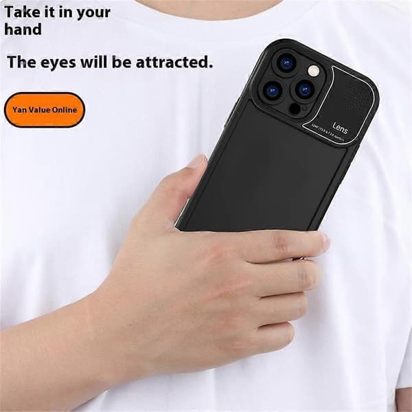 Kompatibel med iPhone 16 Pro Max Deksel Anti-ripe Silikon Telefon Shell med Aromaterapi Tablet-lingling} Multicolor Black