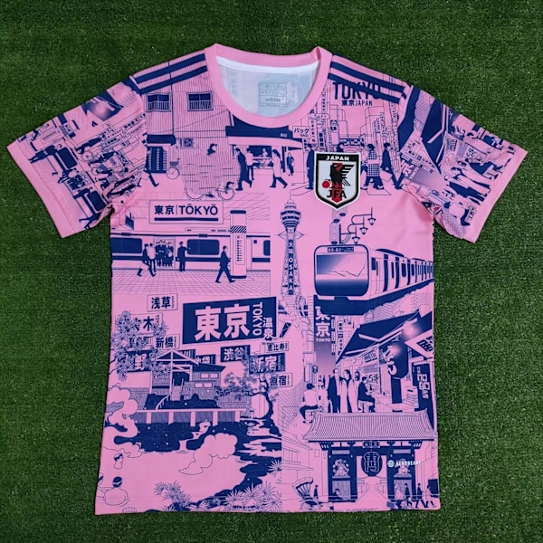 Påsketilbud! Høy Kvalitet Japan Jersey Herre 22-23 Hjemme Special Edition Samurai Sakura Comic Fotballtrøye 14 14 XXL