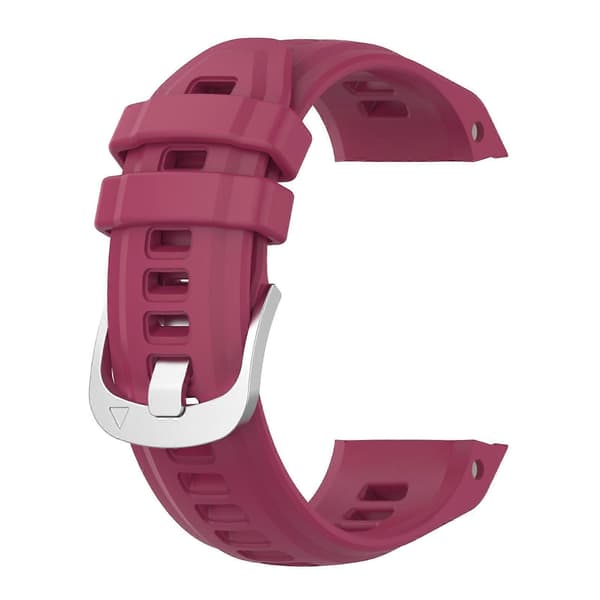 Silikoninen kellon ranneke Garmin Instinct 2S -lingling -kellolle Wine Red