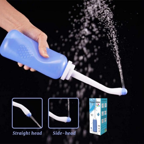 Påsketilbud! Høj kvalitet 500ml Bærbar Bidet Håndholdt Rejse Personlig Toiletspray