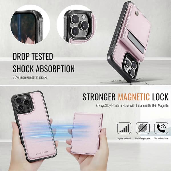 Kompatibel med iPhone 15 Pro Mobilskal-lingling} Multicolor Pink