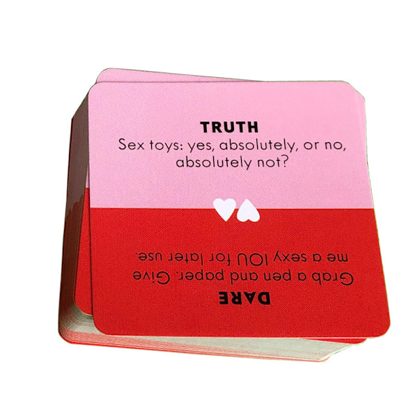 Høykvalitets ny stil Truth or Dare Party Underholdningskortspill Triks Spill Eventyr