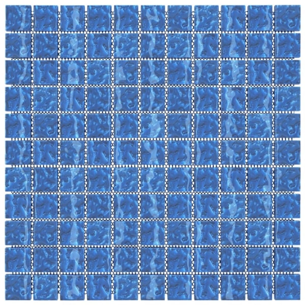 Laadukkaat uuden tyylin vidaXL mosaiikkilaatat 11 kpl sininen 30x30 cm lasi Blue Blå