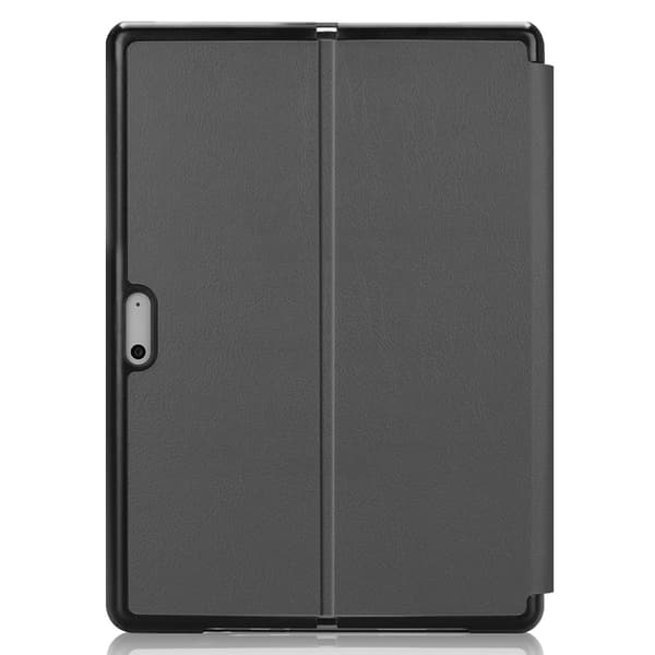 Solid Farve Tablet Læder Etui Kompatibelt med Microsoft Surface Pro 8 Grey