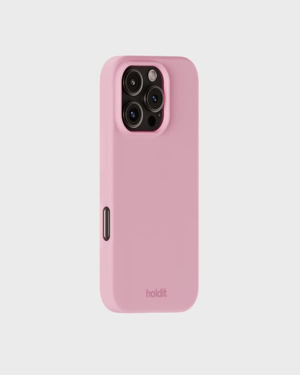 Kompatibel med iPhone 16 Pro Mobilskall Silikon Rosa Silikon