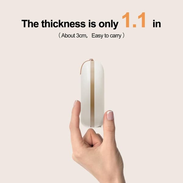 Orthodontic storage box, waterproof and breathable for aligners and invisible braces, ABS, 9x9x3.2 cm, beige.