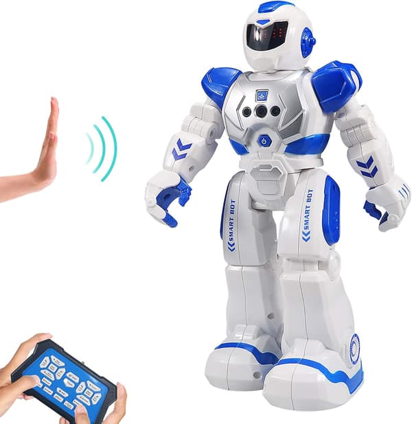 Ny fjernstyret robot til børn, intelligent programmerbar robot wi