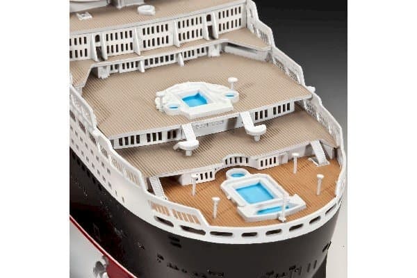 Queen Mary 2 model skib Multifärg Monteringssats