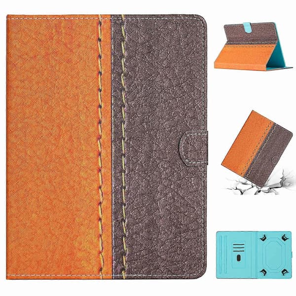 Nahkainen tablettikotelo Orange 8 inch Tablet
