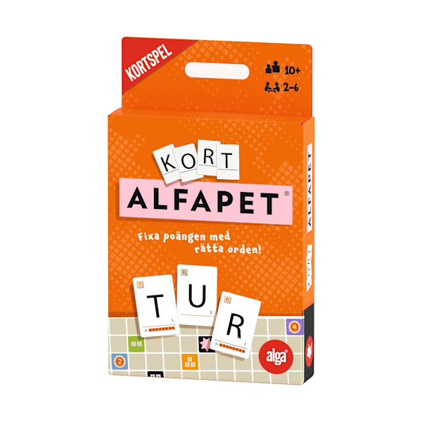 Alfapet Kortspil multifärg multicolor