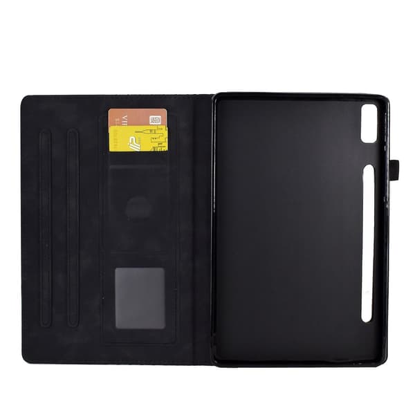 Læder Tablet Case Kompatibel med Lenovo Tab P11 Pro Gen 2 Black