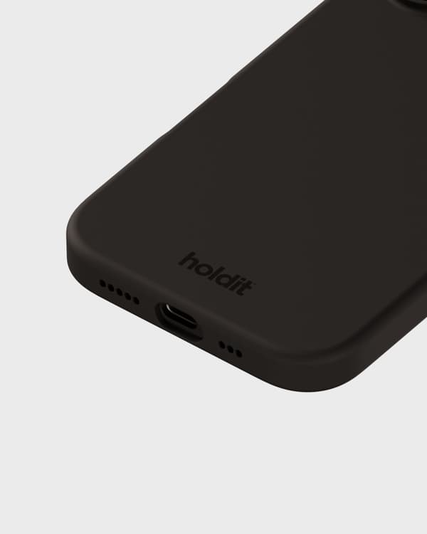 Kompatibel med iPhone 16 Mobilskall Silikon Svart Silikon