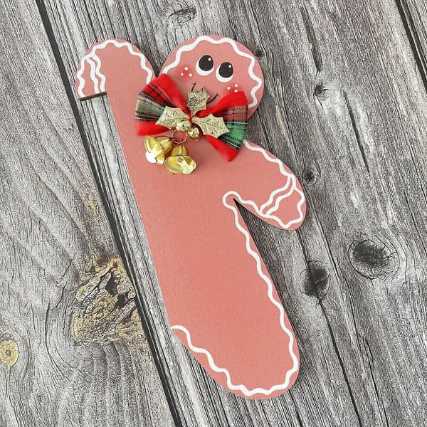 Pepparkaksgubbe Trä Dörrkarm Heminredning-lingling}