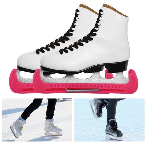 Ice Hockey Skate Guards - Adjustable Skate Guards, 2-Pack (Pink)