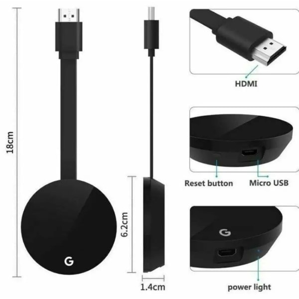 Pääsiäistarjoukset! Korkealaatuinen 5G Chromeca - Langaton näyttö (PA)