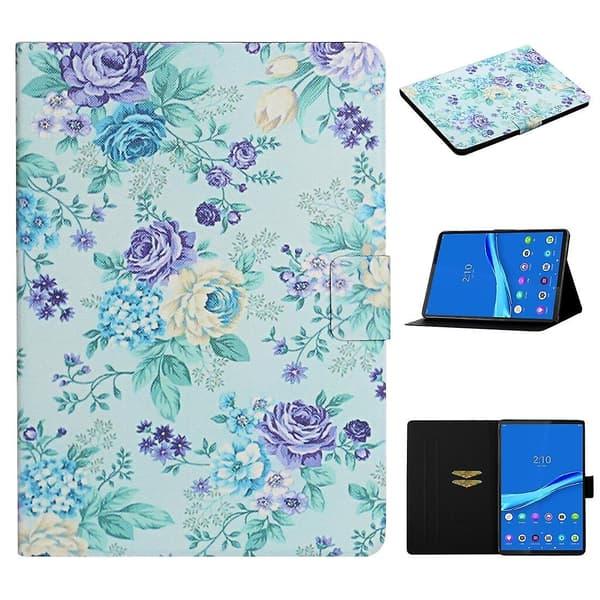 Kompatibelt med Lenovo Tab M10 Plus Läderfodral Multicolor