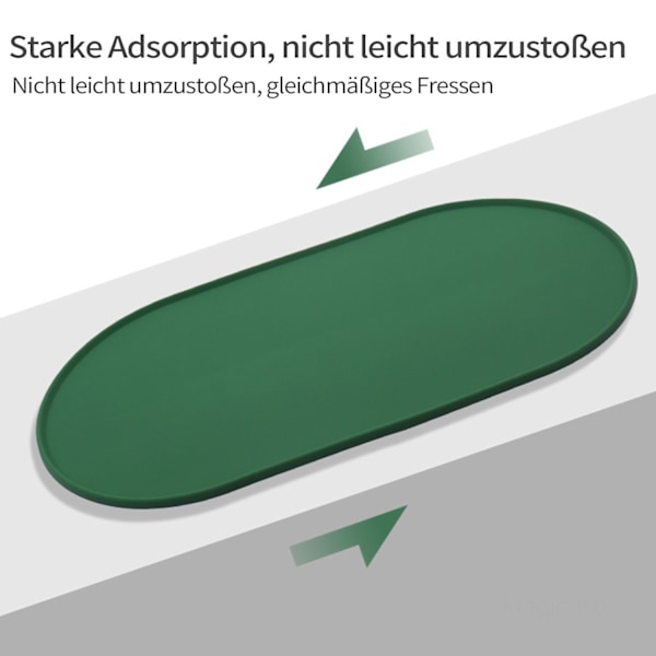 Silikonunderlägg för husdjursskålar, vattentäta och halkfria