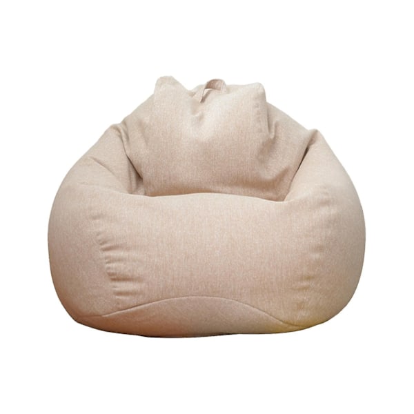 Højkvalitets ny stil ekstra store sækkestole Sofabetræk Indendørs Lazy Lounger til voksne børn Hotsalg! Khaki Khaki 100 * 120cm
