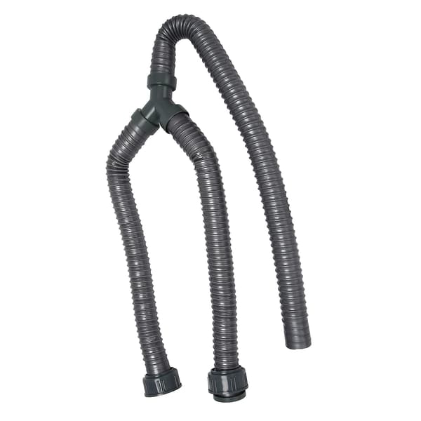1 m Vaskemaskine PVC Y-formet Afløbsslange Vaskemaskinerørsforbindelse