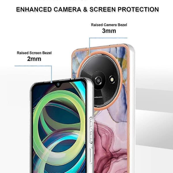 Telefonfodral Kompatibelt med Xiaomi Poco C61 4G-lingling} Multicolor Style A