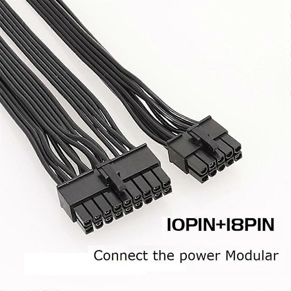 Laadukas uusi 18+10-nastainen - 24-nastainen ATX-virtajohto, modulaarinen PSU-virtajohto RMx-sarjalle RM1000X/RM850X/R