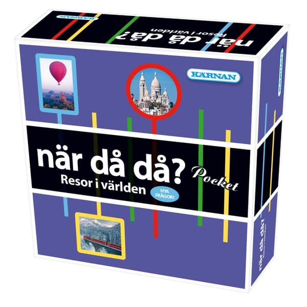 När då då? Pocket Resor i världen Nya frågor multifärg multicolor
