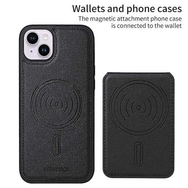 Kompatibel med iPhone 14 Plus Mobilskal - lingling} Multicolor Black