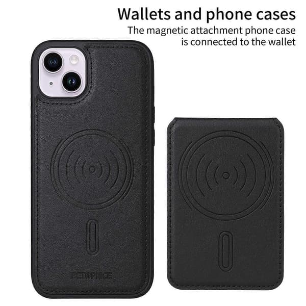 Kompatibel med iPhone 14 Plus telefondeksel - lingling} Multicolor Black