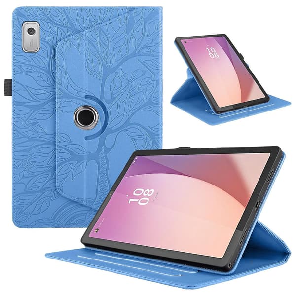 Læderetui Kompatibelt med Lenovo Tab M9 Blue