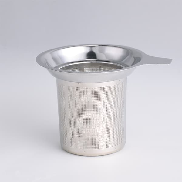 Mesh Teinfuser Gjenbrukbar Tesil Tesil i Rustfritt Stål Løst Teblad Krydderfilter Drikkekjøkken Tilbehør