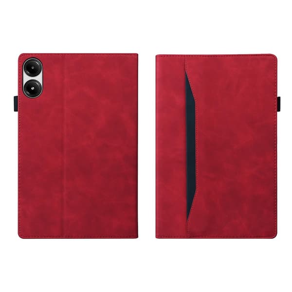 Læder Tablet Case Kompatibel med Xiaomi Redmi Pad Pro 12.1 Red
