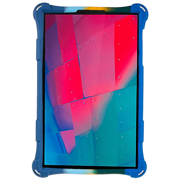 Laadukas uuden tyylin tablettikotelo Lenovo Tab M10 HD Gen 2 TB-X306X -laitteelle Pop-It Fidget Toy -lelulla, iskunkestävä kotelo PC-jalustalla Colorful Dark Blue