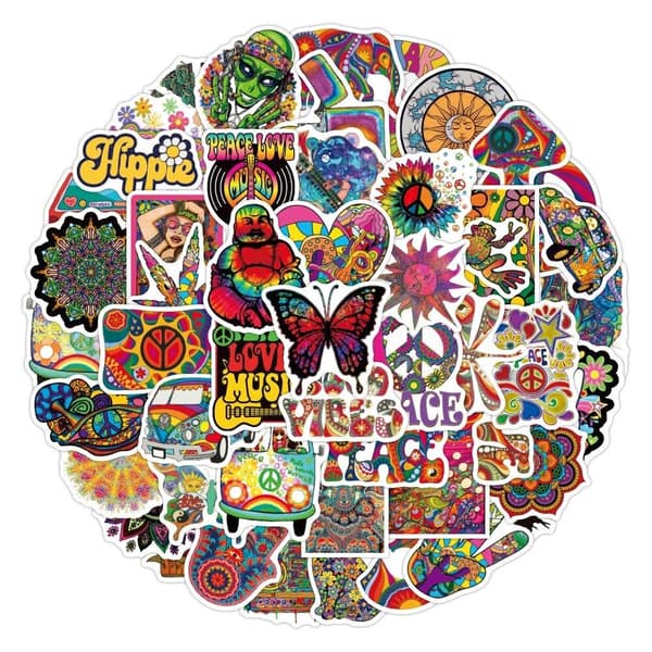 Tarrat - Hippie - 50 kpl multifärg multicolor