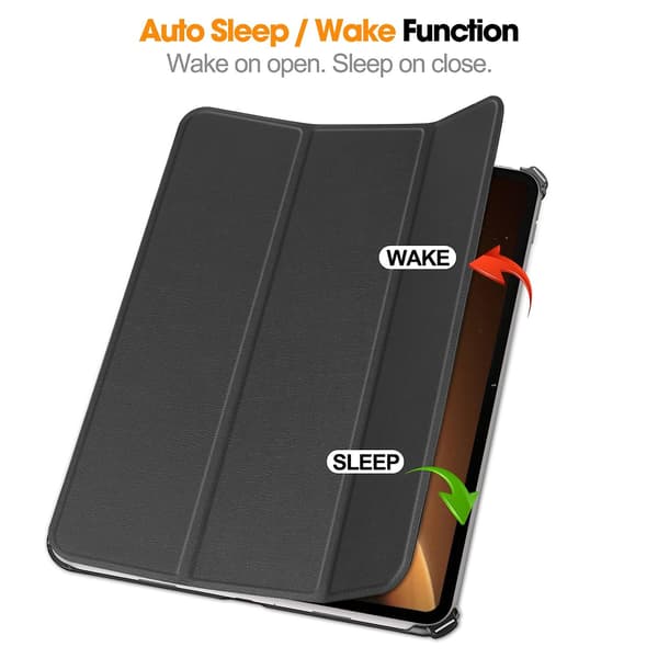 Smart Læder Tablet Cover Kompatibelt med OPPO Pad 2 11.6 tommer Black