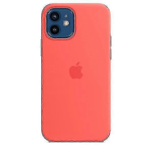 Silikonetui med MagSafe til iPhone 12 12 Pro Pink Citrus