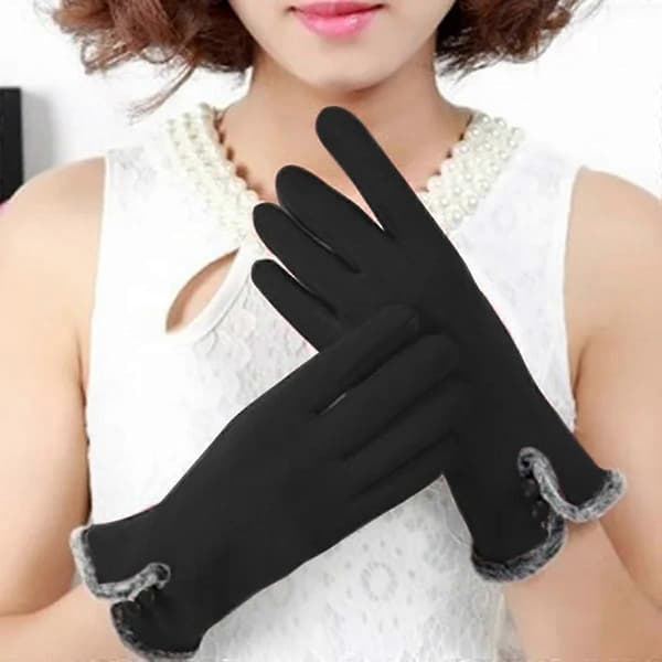 Vinterhandsker med touchscreen-fingre Dame Vinter Udendørs Handsker-lingling}
