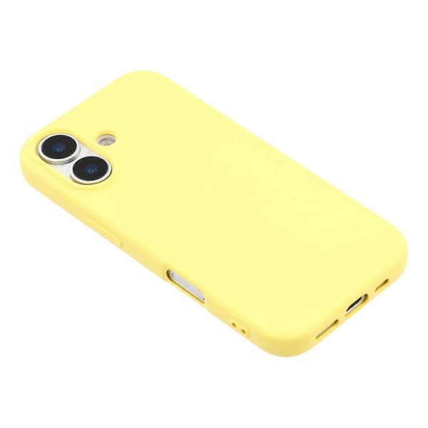 Compatible with iPhone 17 Case Arc Edge 2.0mm TPU Protective Phone Case Yellow Yellow Yellow