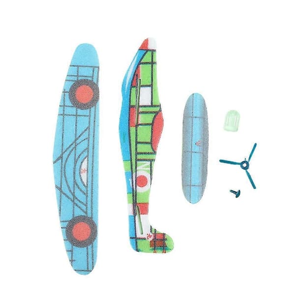 12 stk/sett Skumglidefly Leke Flygende Glidefly Barn DIY Leker