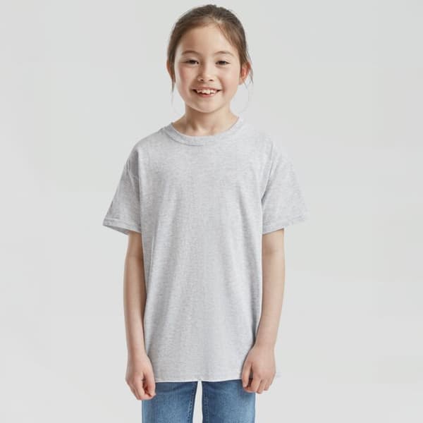 Børne T-shirt grå gray 9-11 År
